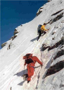 1ére hivernale dans la Via Ferrata Guy Favre de Bessans